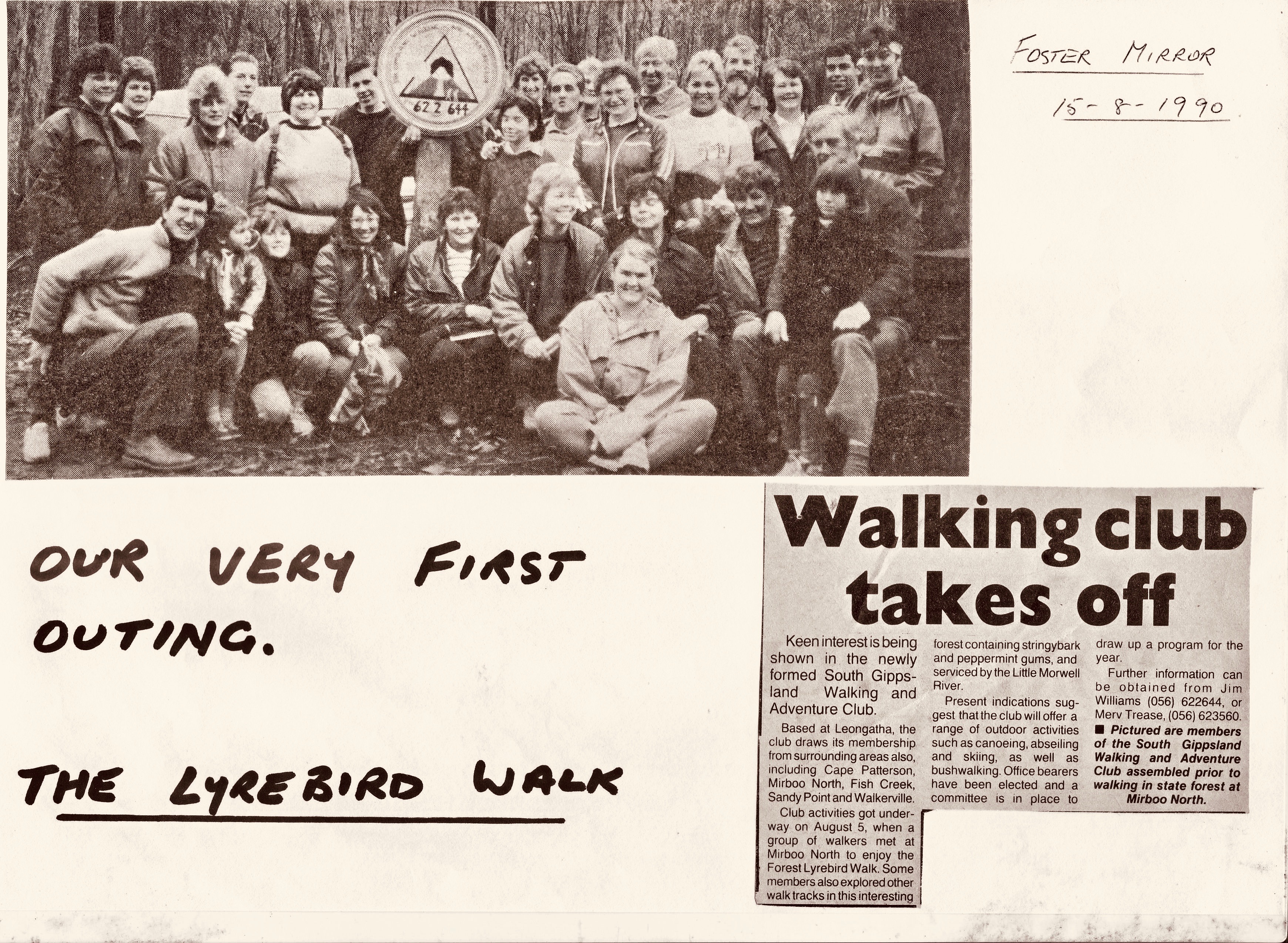 SGWAAC First Outing Lyrebird Walk